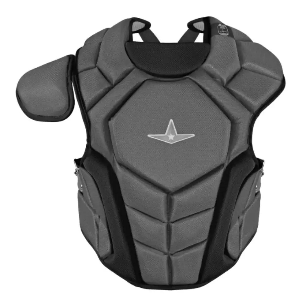 All-Star Top Star Series Baseball Chest Protector Ages 7-9 - High-Impact Foam Padding Adjustable Fit Breathable Design
