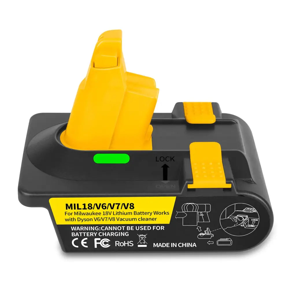 Battery Adapter - Compatible with Dyson V6 V7 V8. Convert a M18 Battery to be Used as a Dysn Battery Suitable for Dyson