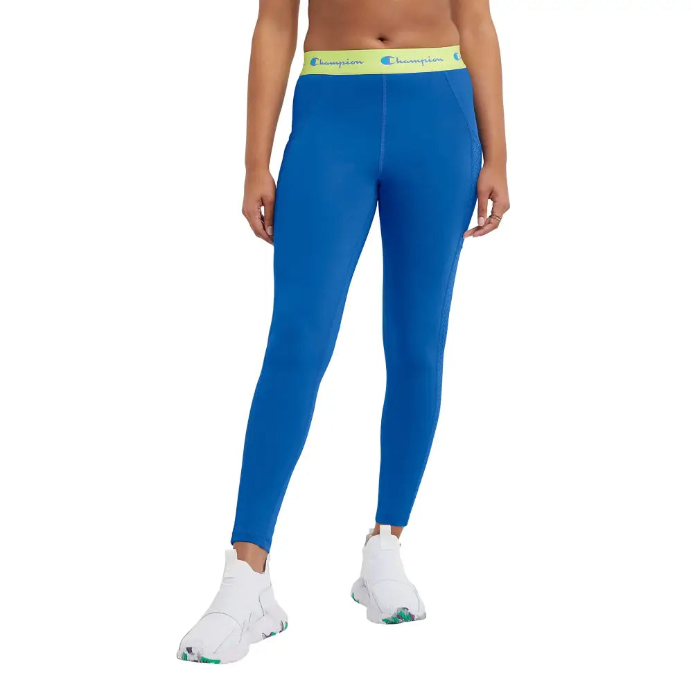 Champion Womens Absolute Leggings 7/8 Tights Moisture-Wicking Script Waistband 25’’ Inseam Odyssey X-Small - Odyssey