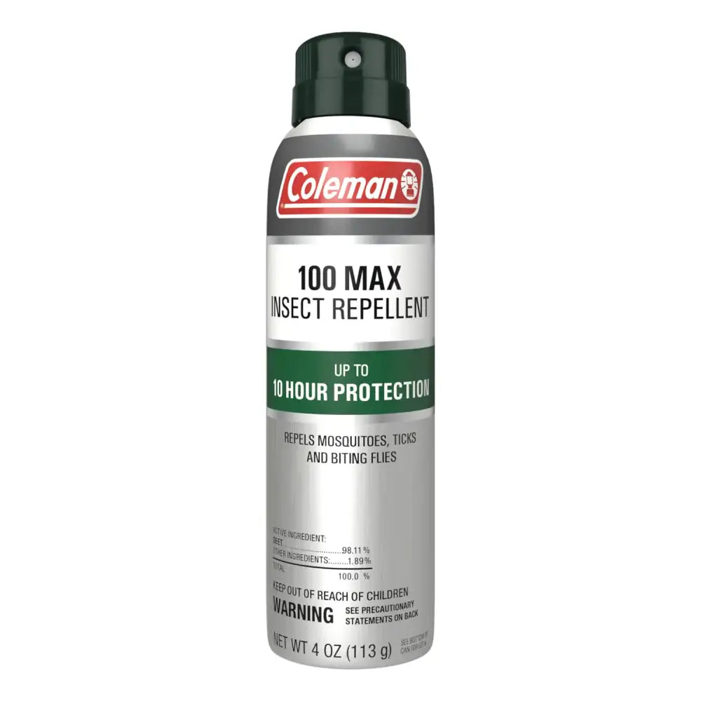 Coleman Insect Repellent Spray - 100% MAX DEET Insect Repellent Spray protection against ticks mosquitoes chiggers