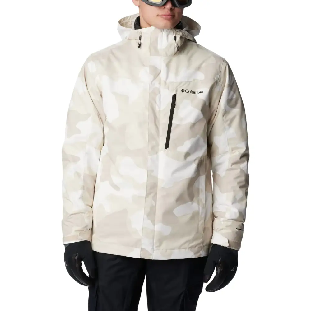 Columbia Mens Whirlibird IV Interchange Jacket Dark Stone Mod Camo Print 4X Tall - Dark Stone Mod Camo Print / 4X Tall