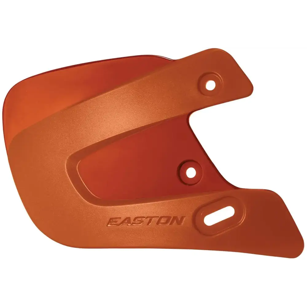 Easton Baseball Batting Helmet Extended Jaw Guard Right Handed Batting Helmet Texas Orange Senior - Texas Orange