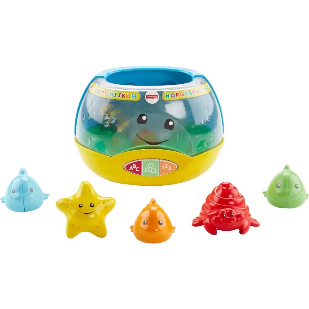 Fisher-Price Baby & Toddler Toy Laugh & Learn Magical Lights Fishbowl with Smart Stages Learning Content for Infants