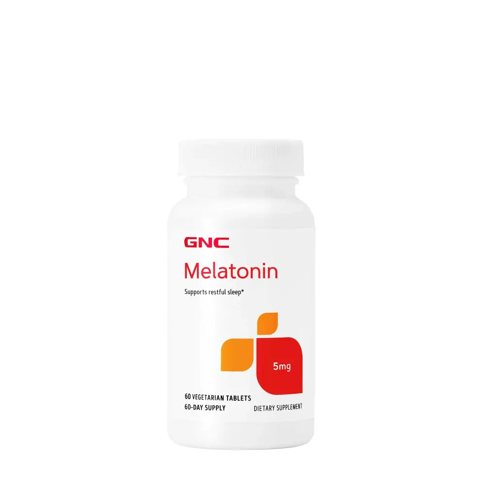 GNC Melatonin 5mg 60 Tablets Supports Restful Sleep - n/a