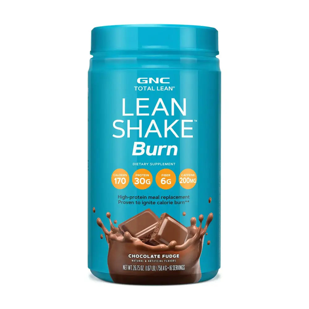 GNC Total Lean Shake Burn Protein Powder | Hunger Satisfying High Protein Blend Proven to Burn 3X More Calories