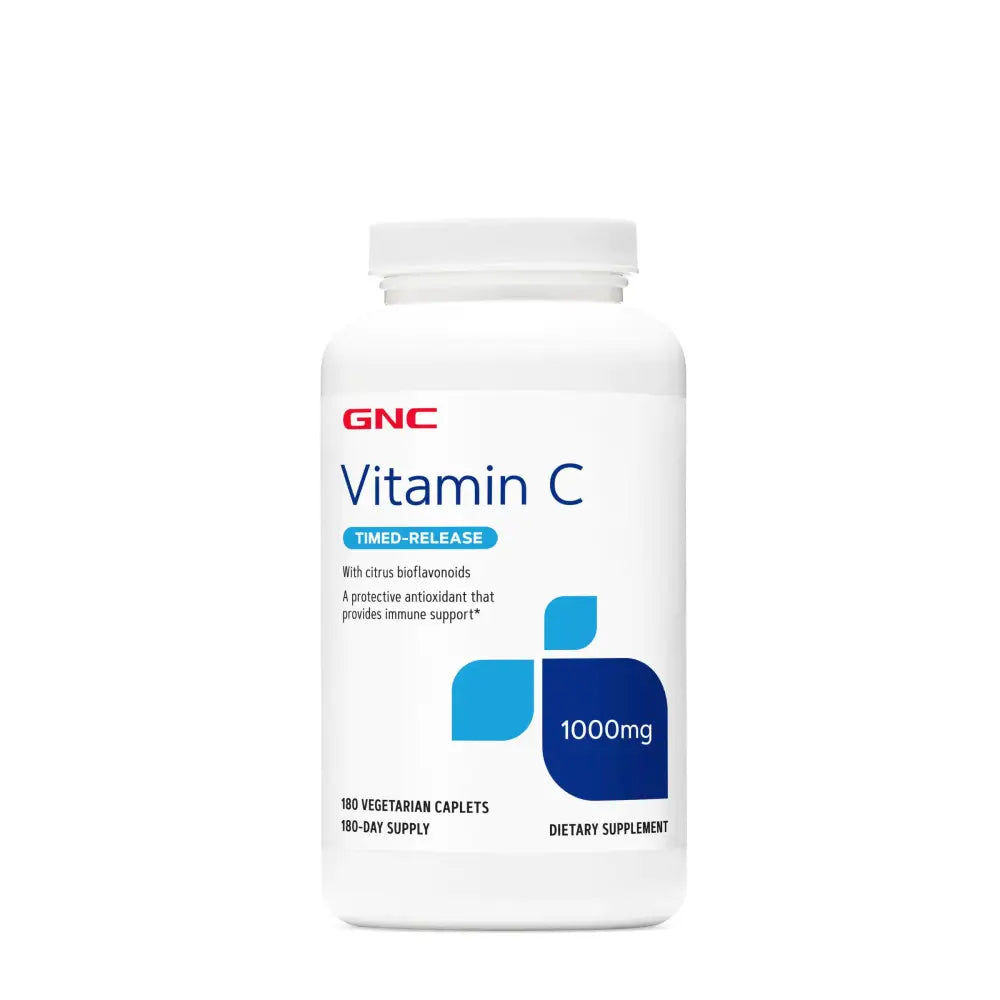 GNC Vitamin C 1000 with Bioflavonoids and Rose Hips Timed Release 180 Tablets - n/a