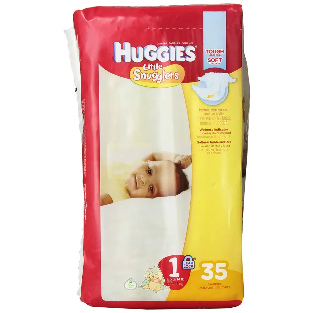 Huggies Little Snugglers Baby Diapers - Size 1 (35 Count)