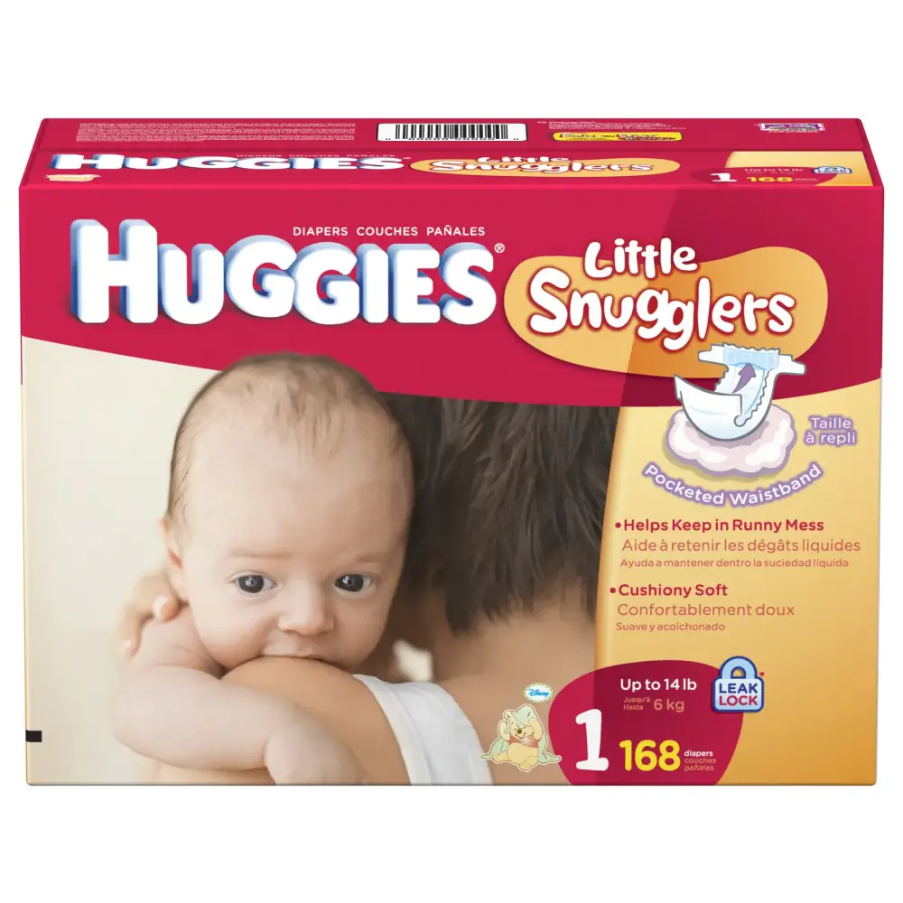 Huggies Little Snugglers Diapers Size 1 168 Count - n/a
