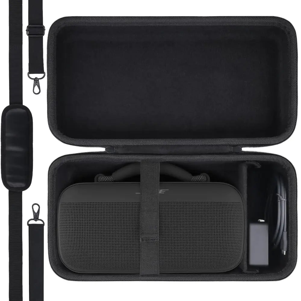 khanka Hard Case Replacement for New Bose SoundLink Max Portable SpeakerCase only(Black). - Black / Bose max case