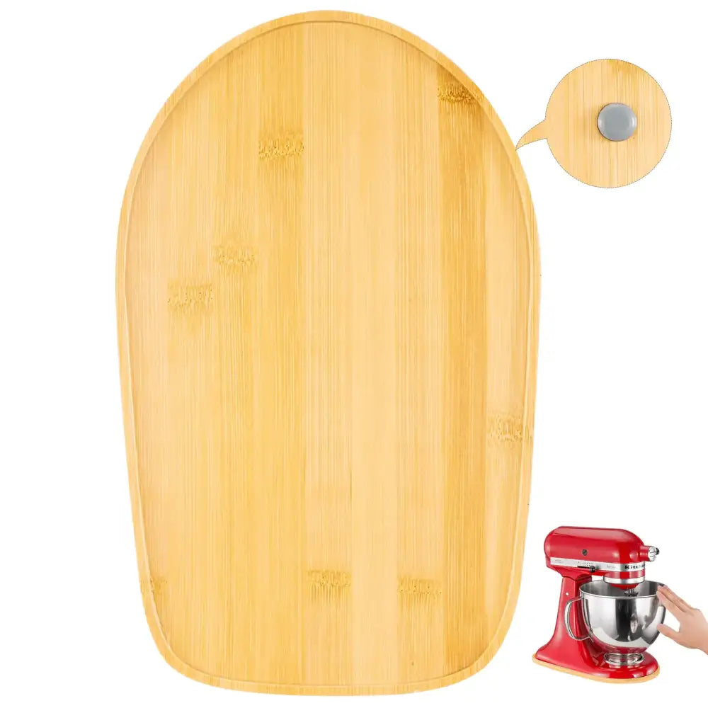 Mixer Mat Slider for KitchenAid 4.5-5 Qt Tilt Head Stand Mixer - Bamboo Kitchen Appliance Sliding Tray Mixer Mover
