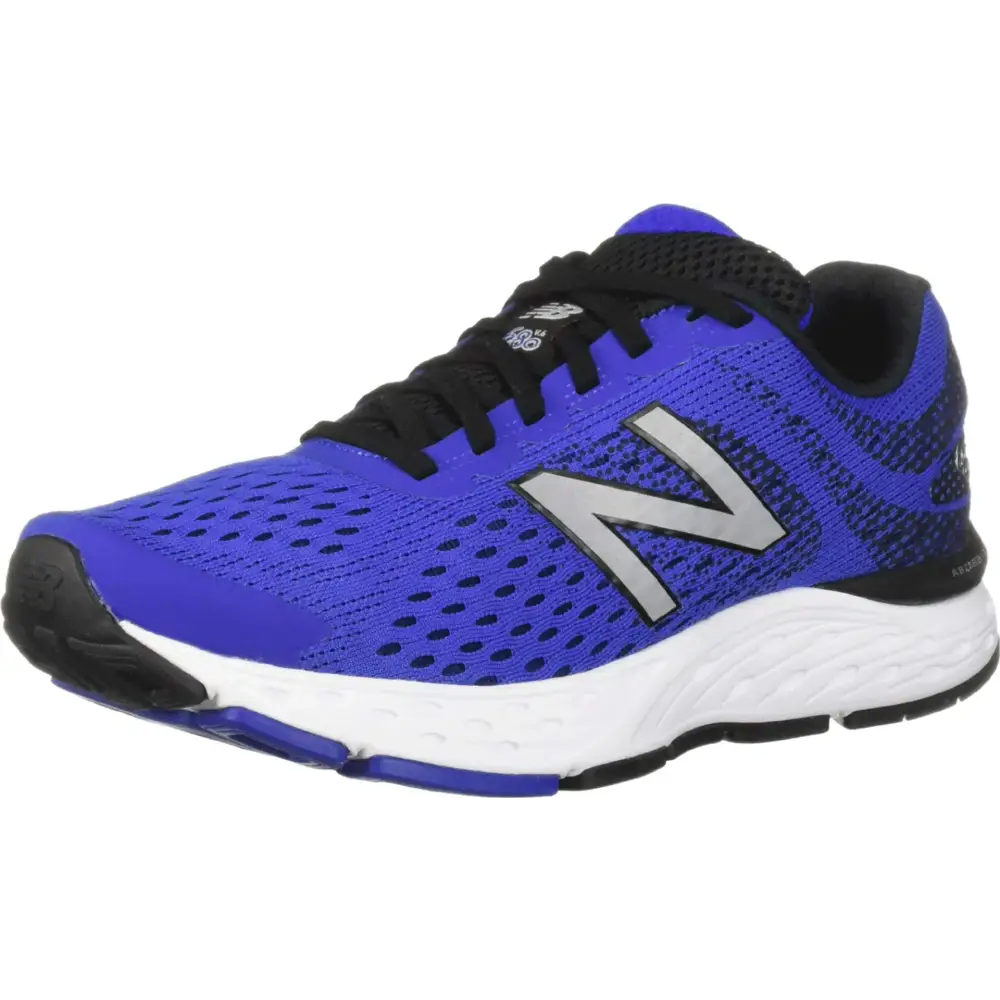 New Balance Mens 680 V6 Running Shoe Uv Blue/Black 8 - Uv Blue/Black / 8