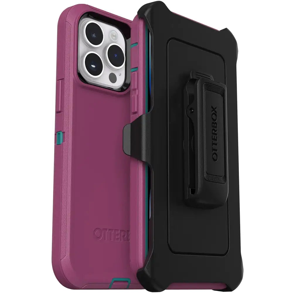 OtterBox Defender Series SERIES SCREENLESS EDITION for iPhone 14 Pro Max (ONLY) - CANYON SUN (Pink) - Pink / Case Only