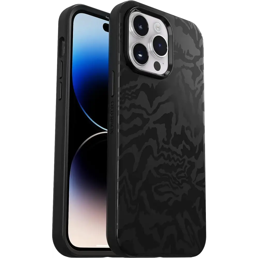 OtterBox Symmetry Series+ iPhone 14 Pro Max Case Rebel Black Non-Retail Packaging - Apple Phonecase Ultra Slim Raised