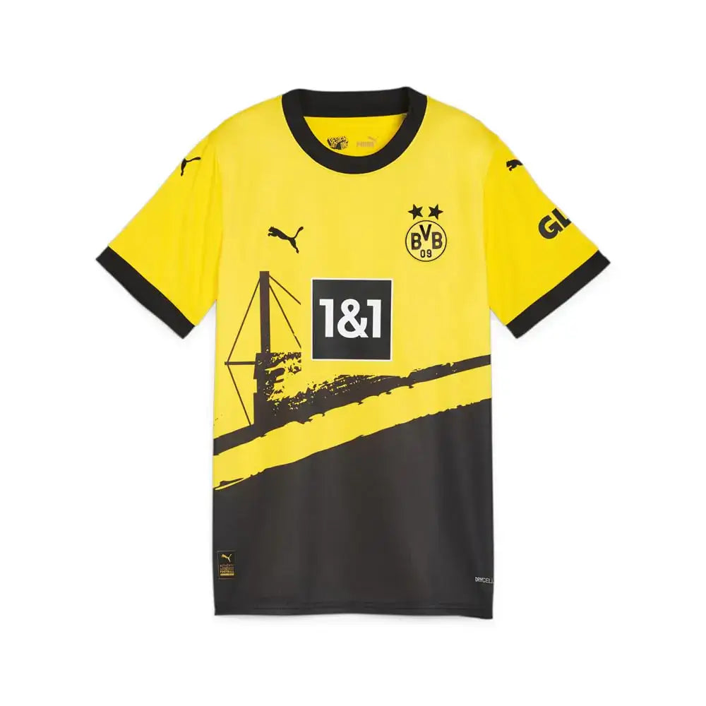 PUMA Kids Borussia Dortmund BVB Home Jersey 23/24 (as1 Alpha x_l Regular) Yellow/Black - n/a