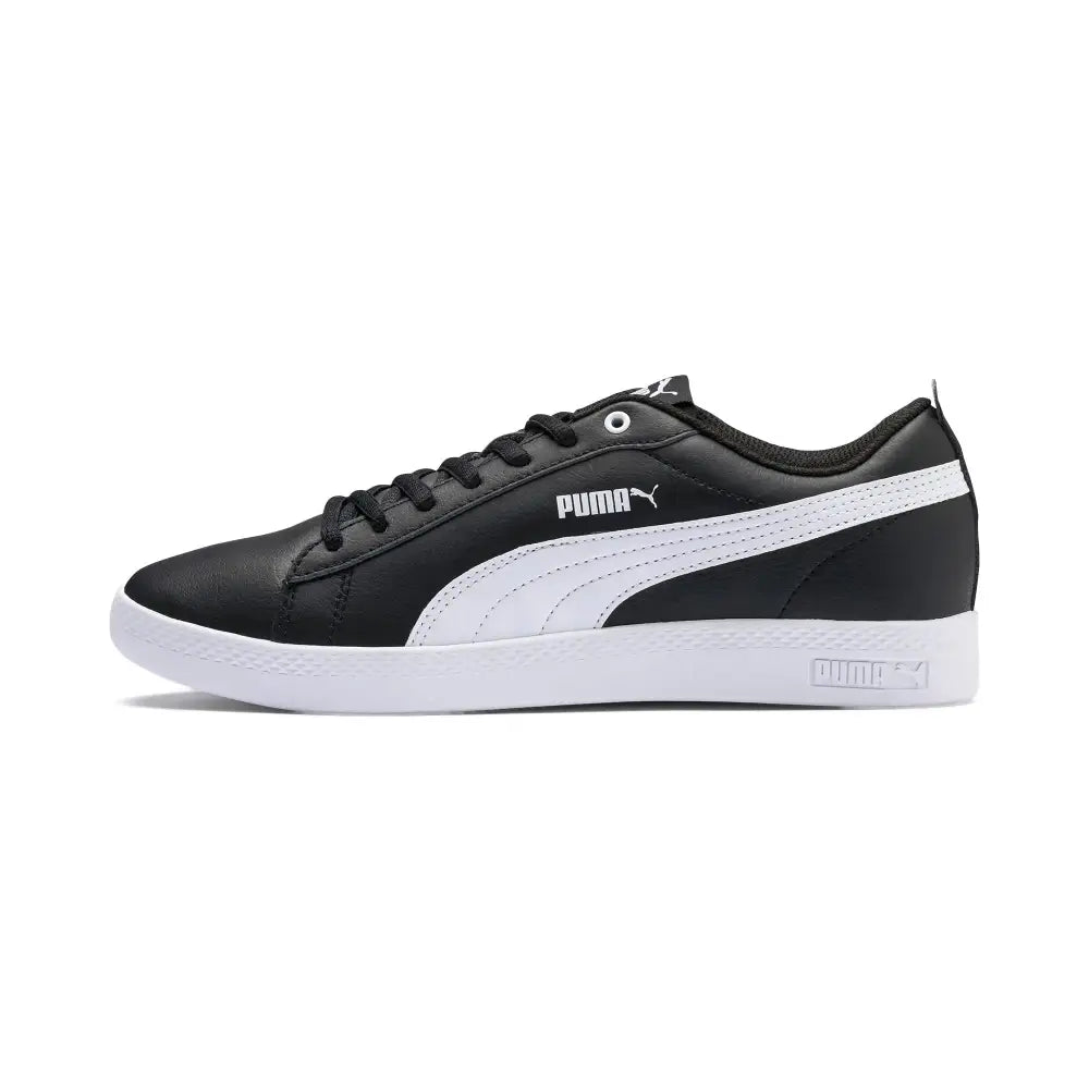 PUMA Womens Low-Top Trainers Black/White 7.5 - Black/White / 7.5