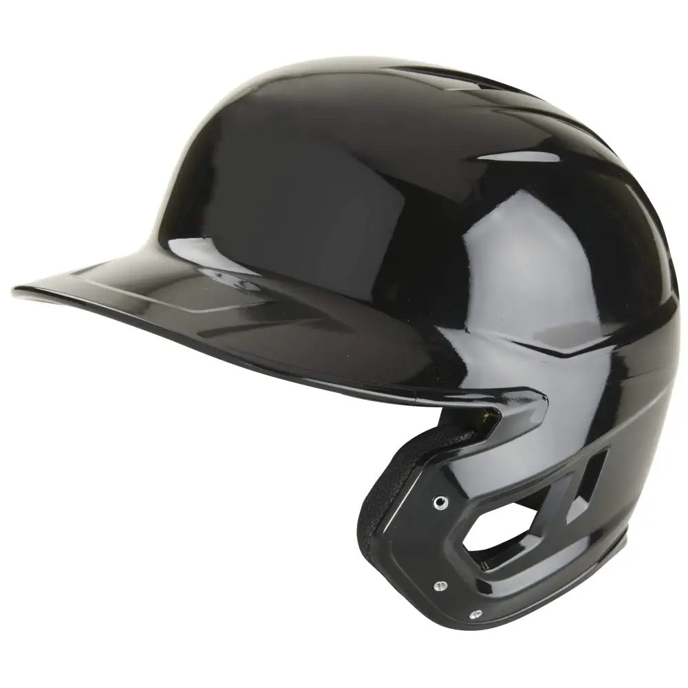 Rawlings | MACH Single Ear Batting Helmet | Right Hand Batter | Medium | Black - Right Hand Batter / Medium (7 1/8’’