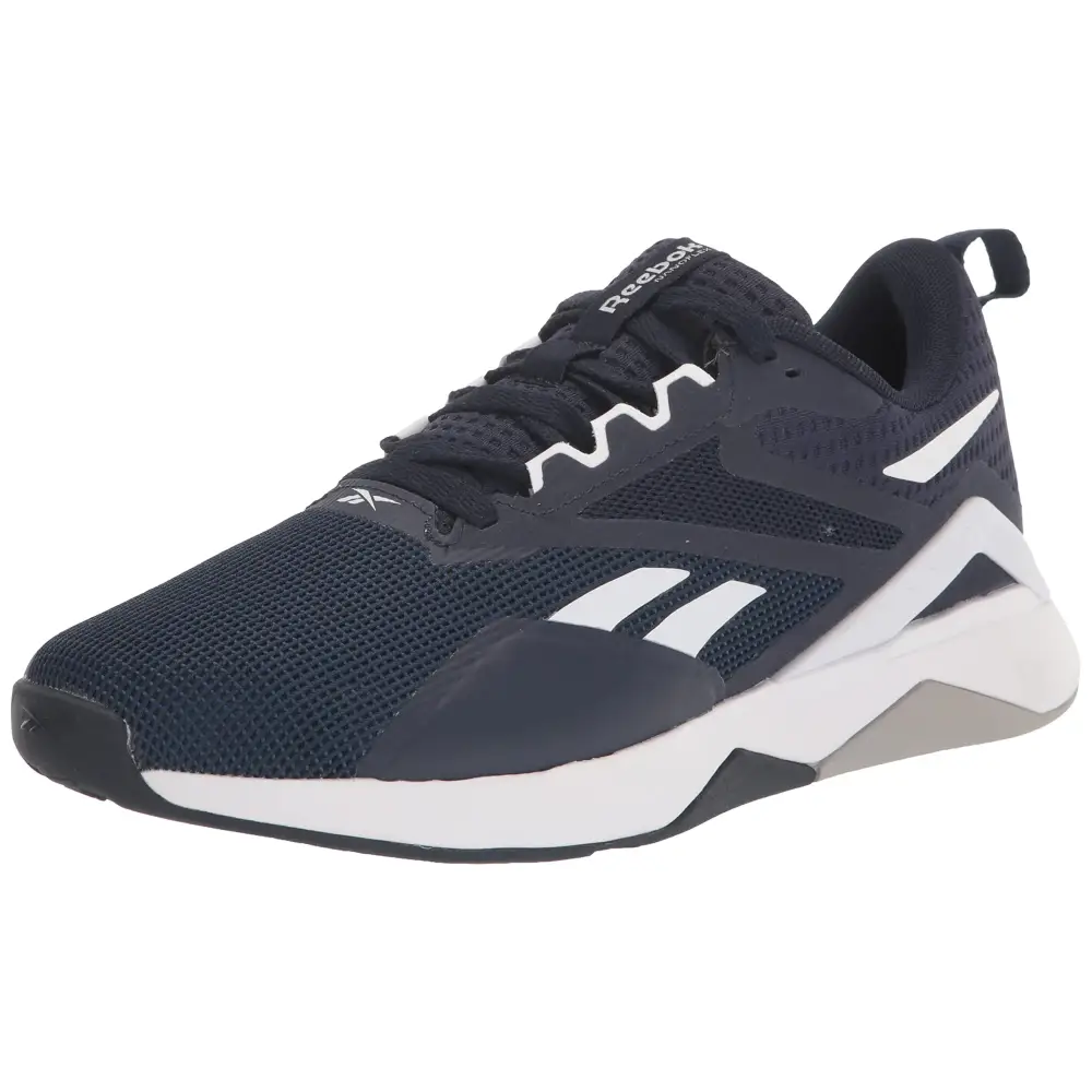 Reebok mens Nanoflex 2.0 Cross Trainer Vector Navy/Batik Blue/White 11.5 US - Vector Navy/Batik Blue/White / 11.5