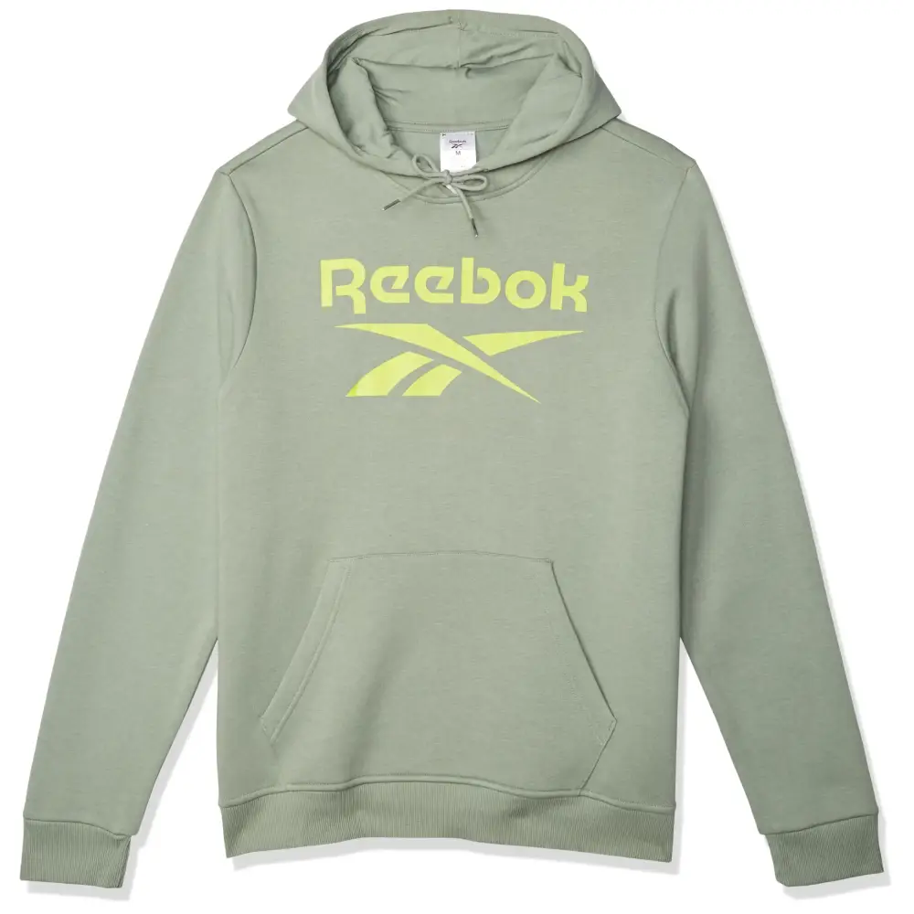 Reebok Mens Standard Big Logo Hoodie Harmony Green Large - Harmony Green / Large