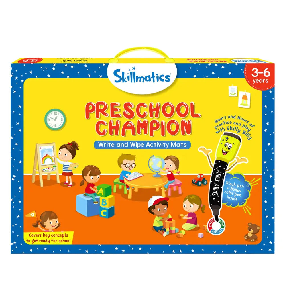 Skillmatics Preschool Champion Fun Learning Activities Educational Toy and Game Gifts for Ages 3 4 5 6 - 7. Preschool