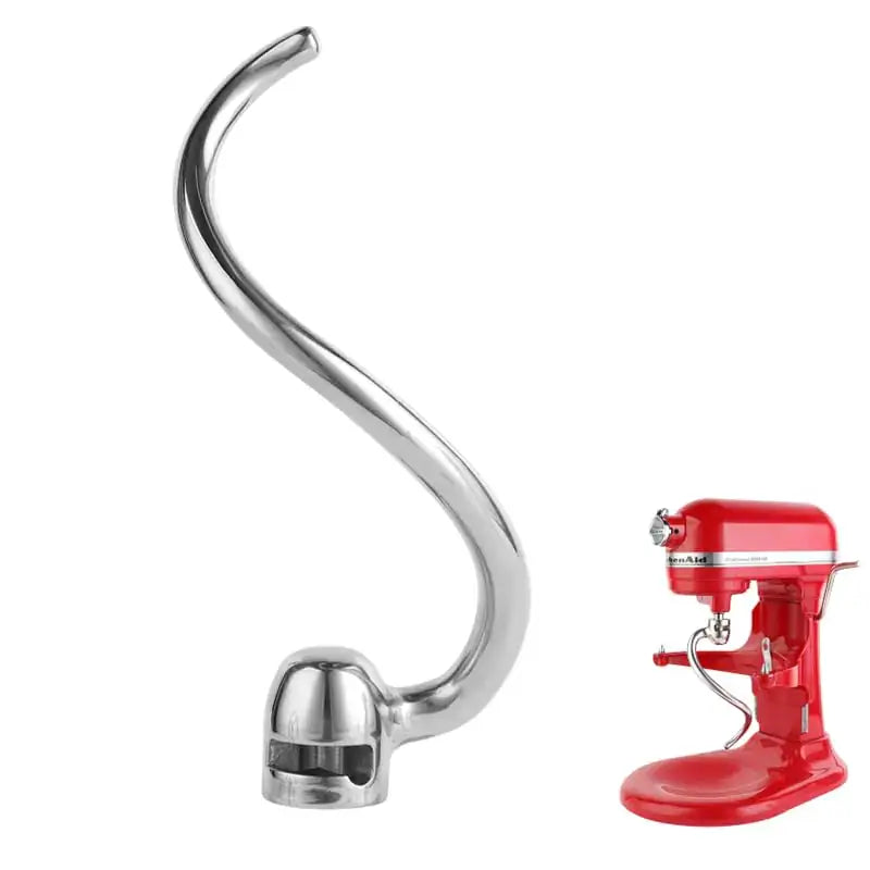 Stainless Steel Spiral Dough Hook Compatible with KitchenAid 5-6QT MixerBowl Lift Stand Mixer Accessory Dough HookRust