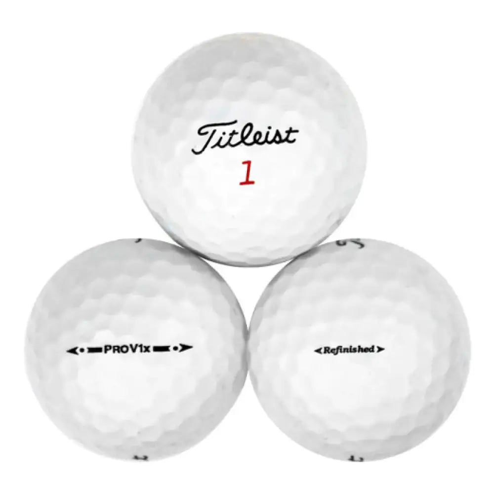 Titleist Pro V1X 2010 Mint Refinished Golf Balls White - Titleist Pro V1X 2010 Mint Refinished Golf Balls