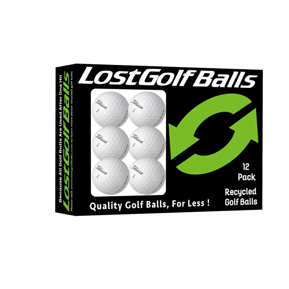 Titleist Pro V1x Golf Balls (12 Pack) - Mint Quality Used Golf Balls Refinished by Lostgolfballs.com Like New