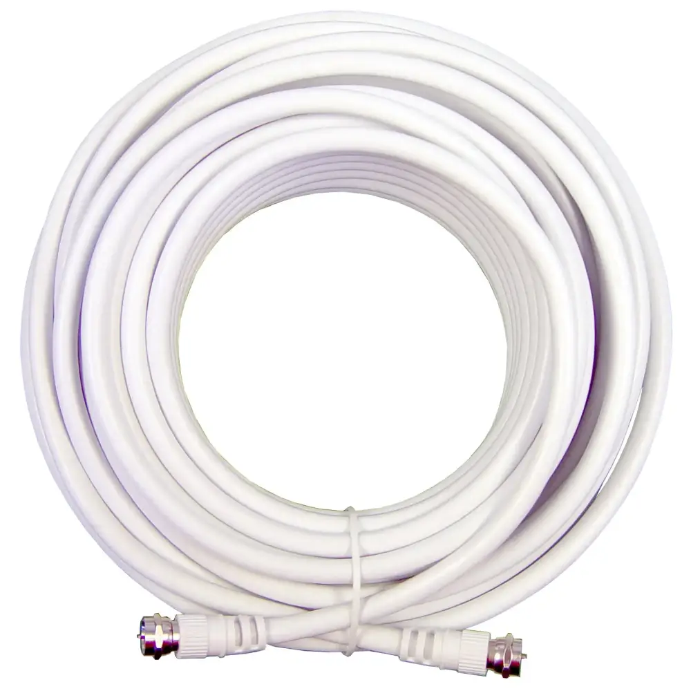 weBoost Wilson Electronics 20 ft. White RG6 Low Loss Coax Cable (F-Male to F-Male) - 20 ft. White Low-loss Coax Cable