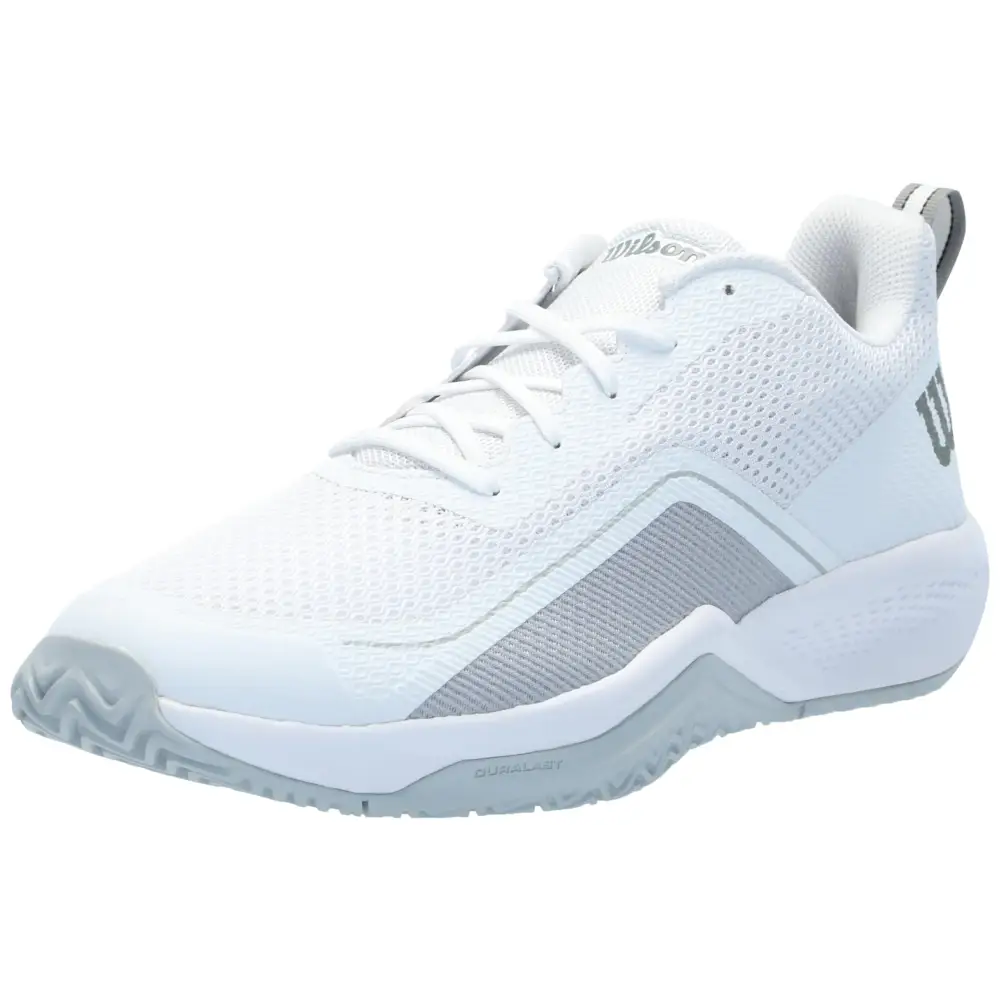 Wilson Rush Pro Lite Mens Tennis Shoe White/Pearl Blue/Monument Size 7.5 - White/Pearl Blue/Monument / 7.5