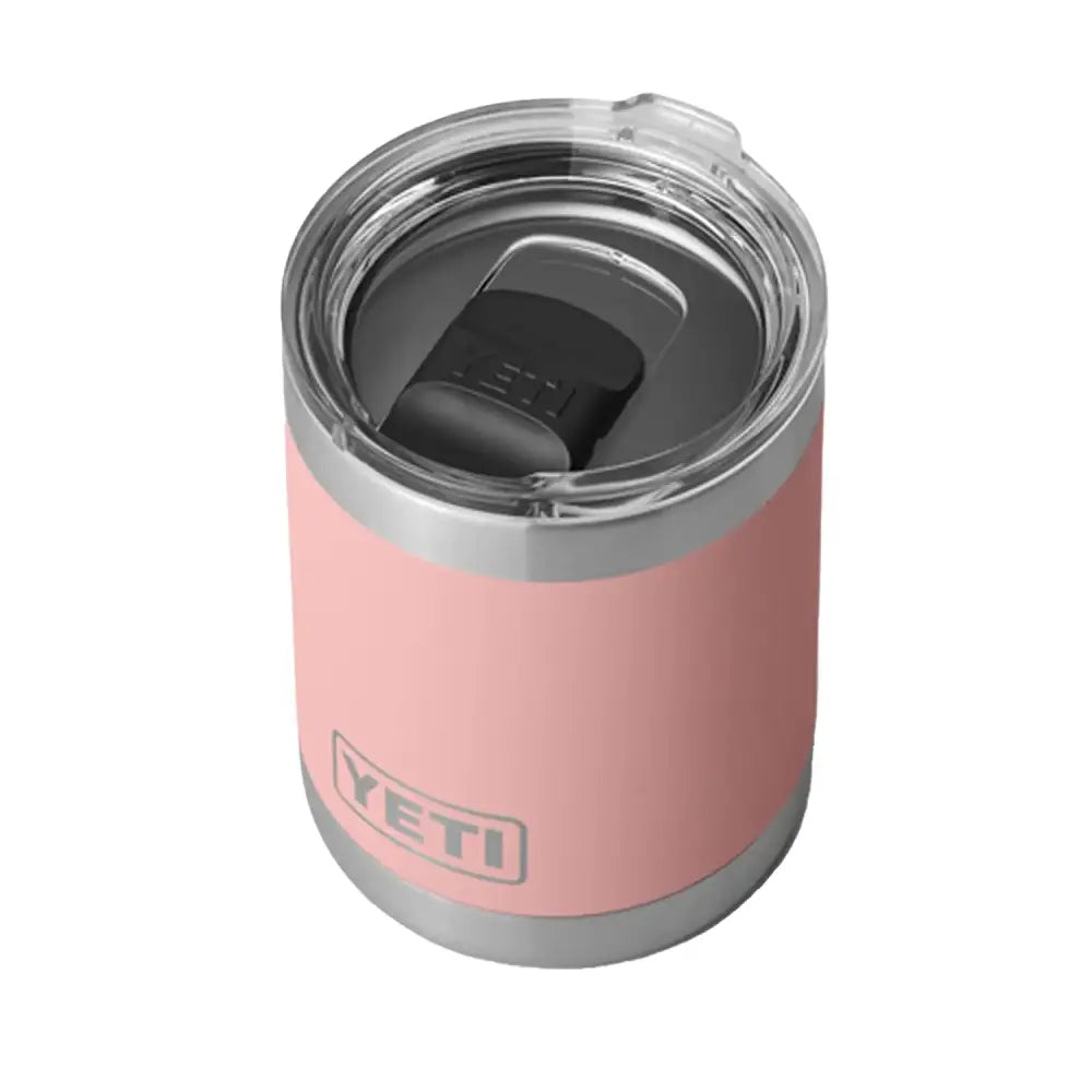YETI Rambler 10 oz Lowball Vacuum Insulated Stainless Steel with MagSlider Lid Sandstone Pink - Sandstone Pink