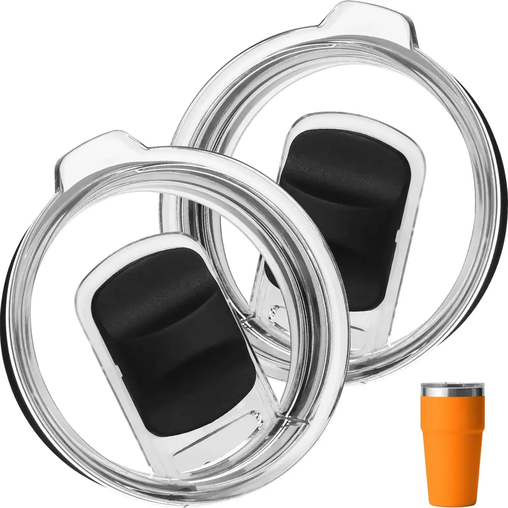 2 Pack 20 oz Tumbler Lid for YETI Magnetic Slider Replacement Lids for 20 oz Tumbler 16 oz Pints 10/24 oz Mug 10 oz