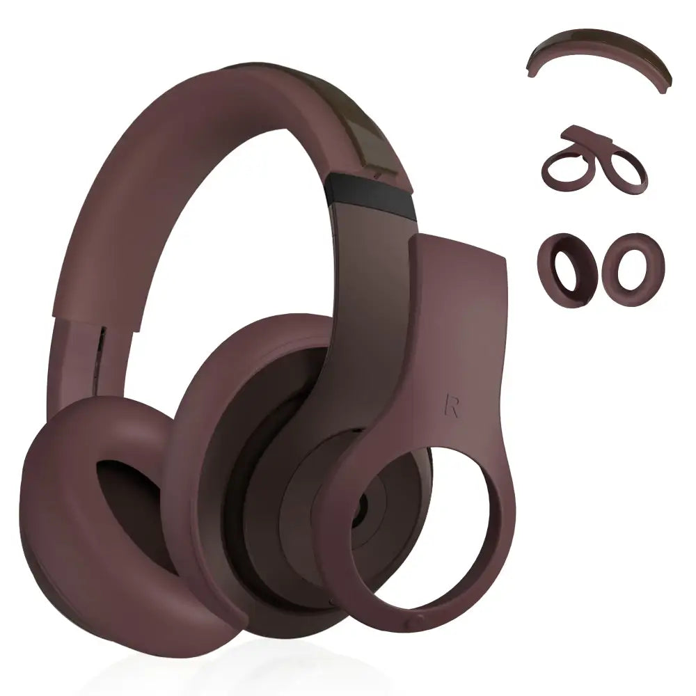 【3 in 1】 Silicone Case for Beats Studio Pro Anti-Scratch Ear Pad Case Cover/Shell Cover/Headband Cover for Beats Studio