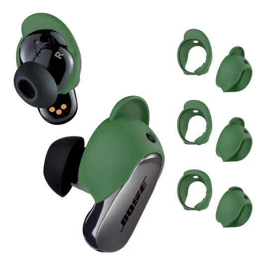 [3 Pairs] Ear Tips Covers for Bose QuietComfort Earbuds II&Bose QuietComfort Ultra Earbuds WOFRO Anti Slip Silicone