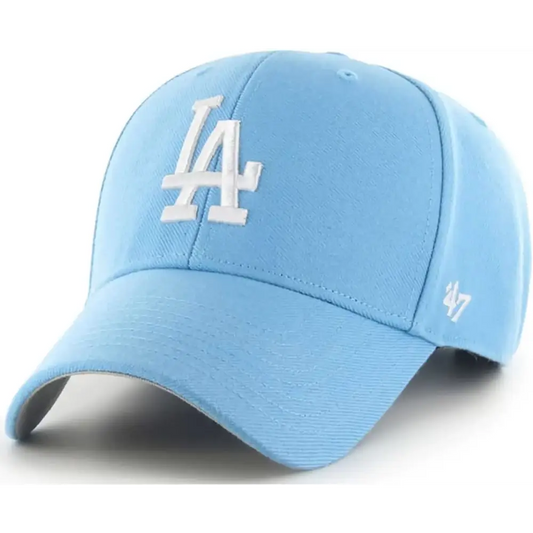 47 MLB Alternate MVP Adjustable Hat Adult One Size Fits All (Los Angeles Dodgers Columbia Blue) - Los Angeles Dodgers