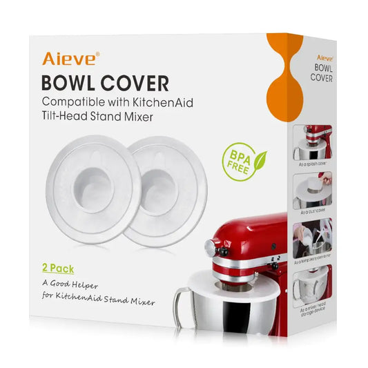 AIEVE Mixer Bowl CoversMixer Splatter Guard Lids for KitchenAid 4.5-5 Quart Tilt-Head Stand Mixer(2 Pack) - n/a