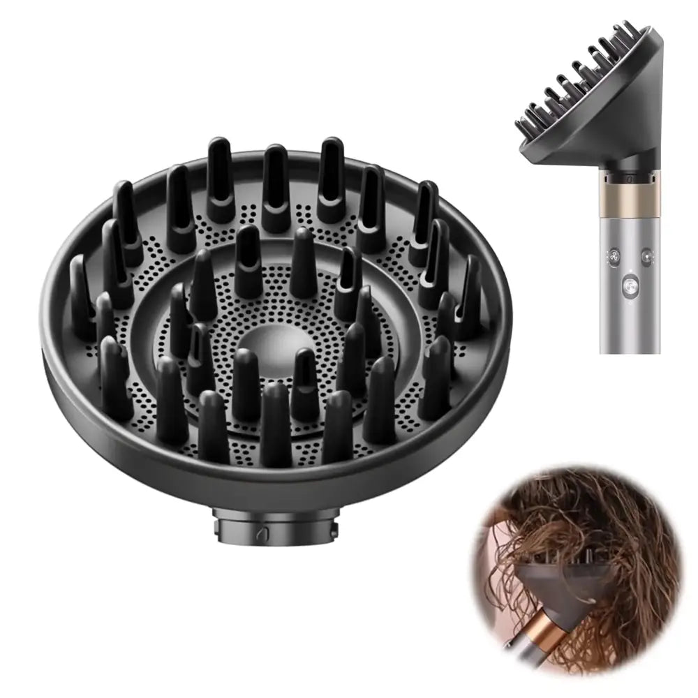 AIRUISH Diffuser Attachment for Dyson Airwrap Hair Dryer Diffuser Nozzle Attachment for Airwrap for Dyson HS05 HS01