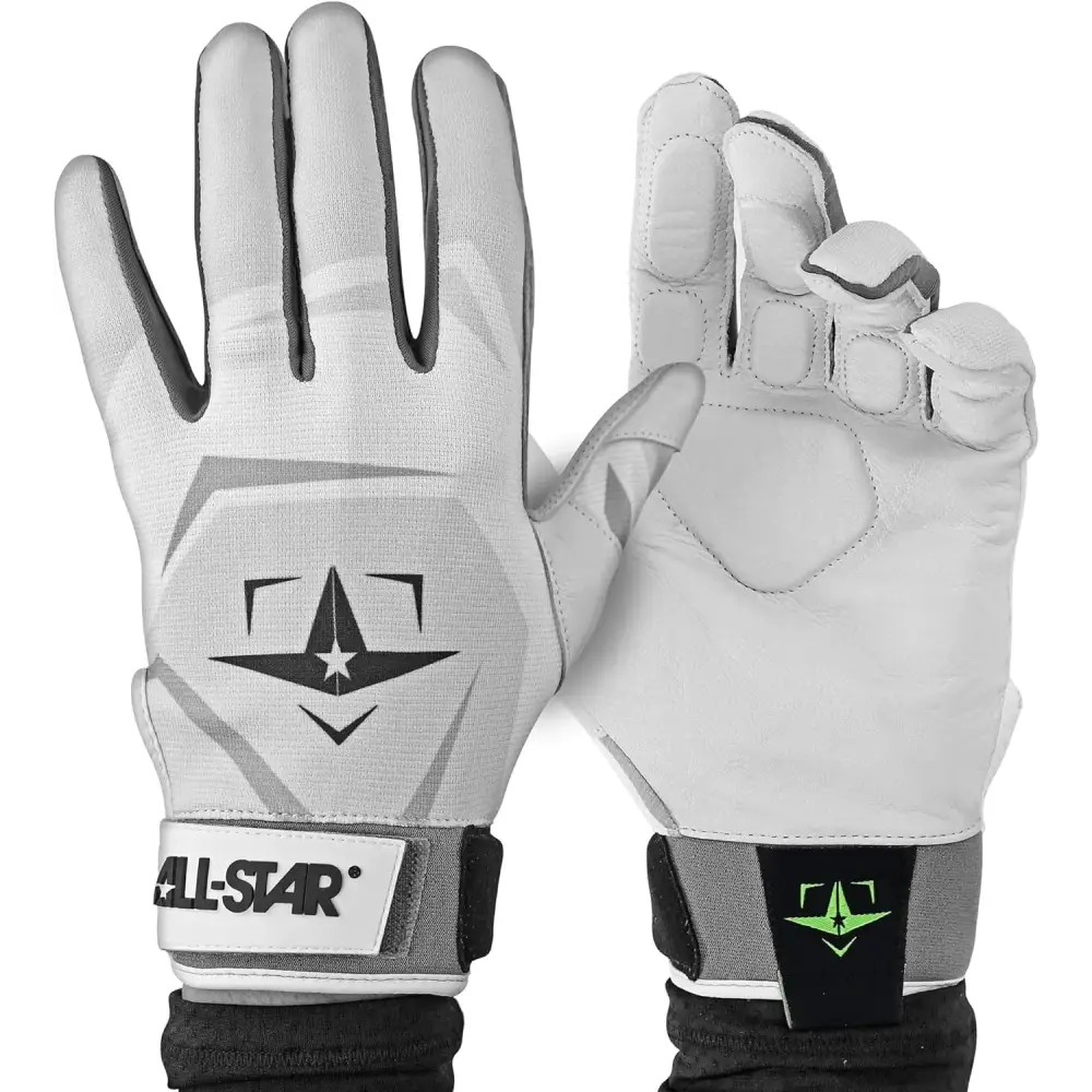 All-Star Adult Catchers Protective Padded Inner Glove Throws Right LG - Large