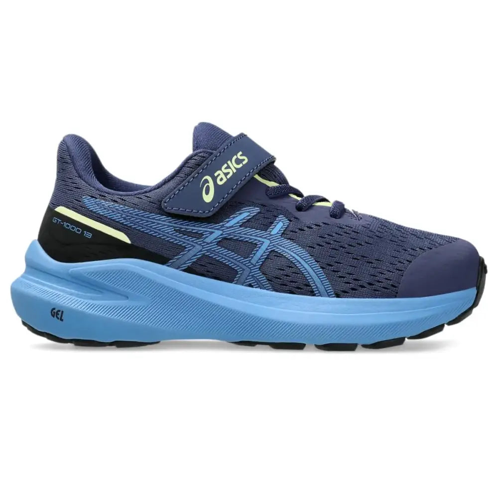ASICS Kids GT-1000 13 Pre School Running Shoes K10 Indigo Blue/Blue Coast - Indigo Blue/Blue Coast / 10 Little Kid