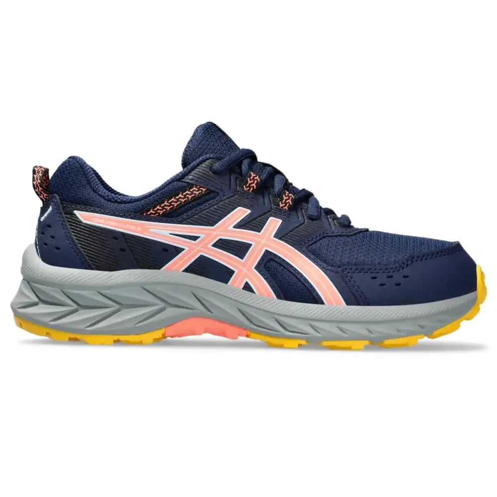 ASICS Kids PRE Venture 9 Grade School Running Shoes 4 Blue Expanse/Sun Coral - Blue Expanse/Sun Coral / 4 Big Kid