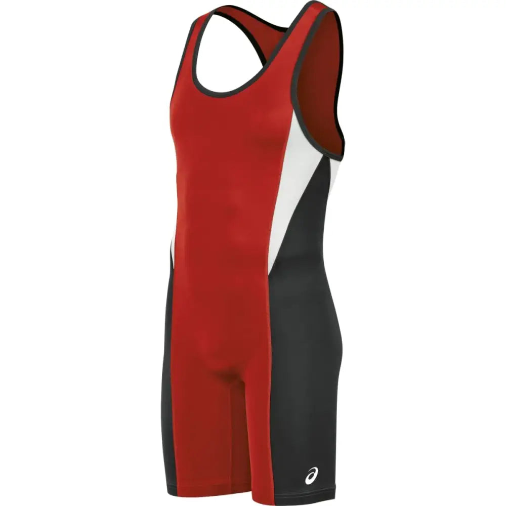 ASICS Legit Wrestling Singlet Red/Black X-Large - Red/Black / X-Large