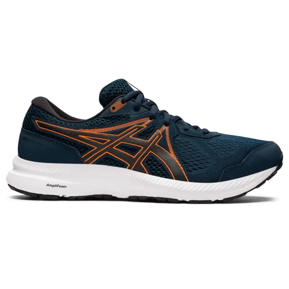 ASICS Mens Gel-Contend 7 French Blue/Black Running Shoe 8 M US - French Blue/Black / 8