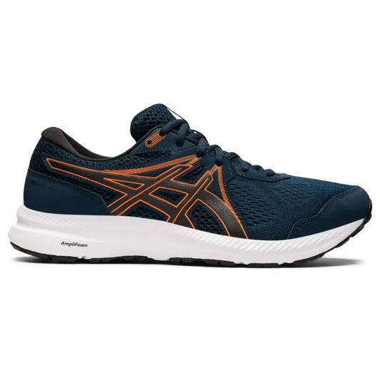 ASICS Mens Gel-Contend 7 French Blue/Black Running Shoe 8 M US - French Blue/Black / 8