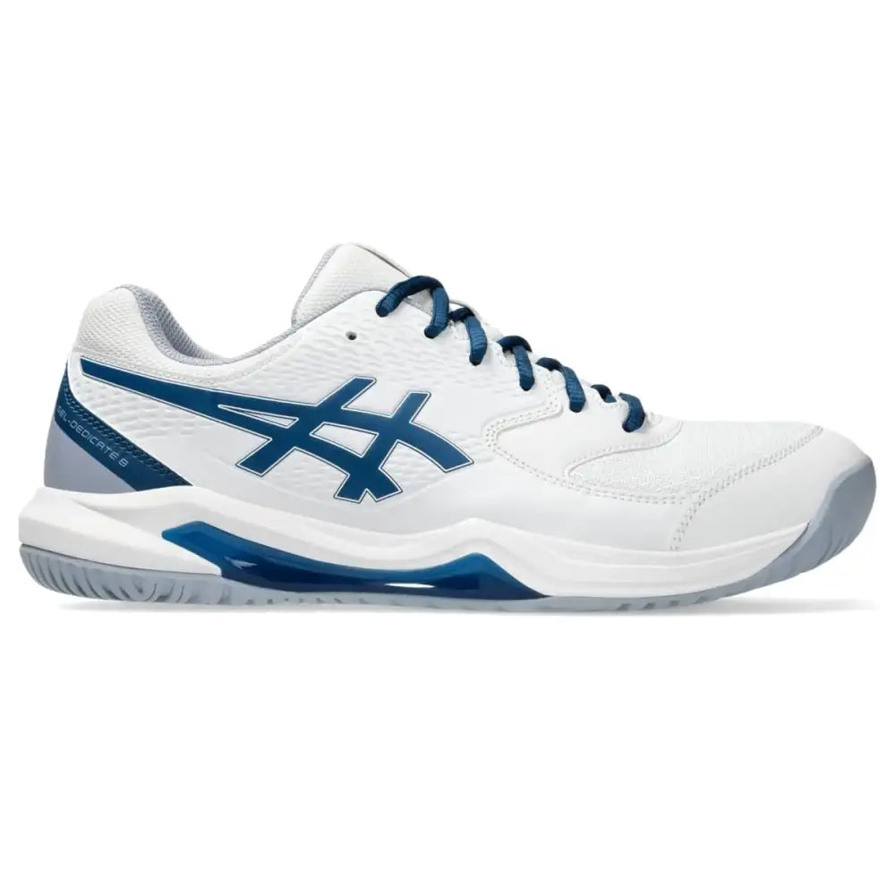 ASICS Mens Gel-Dedicate 8 Pickleball Shoes 11.5 Concrete/Night Sky