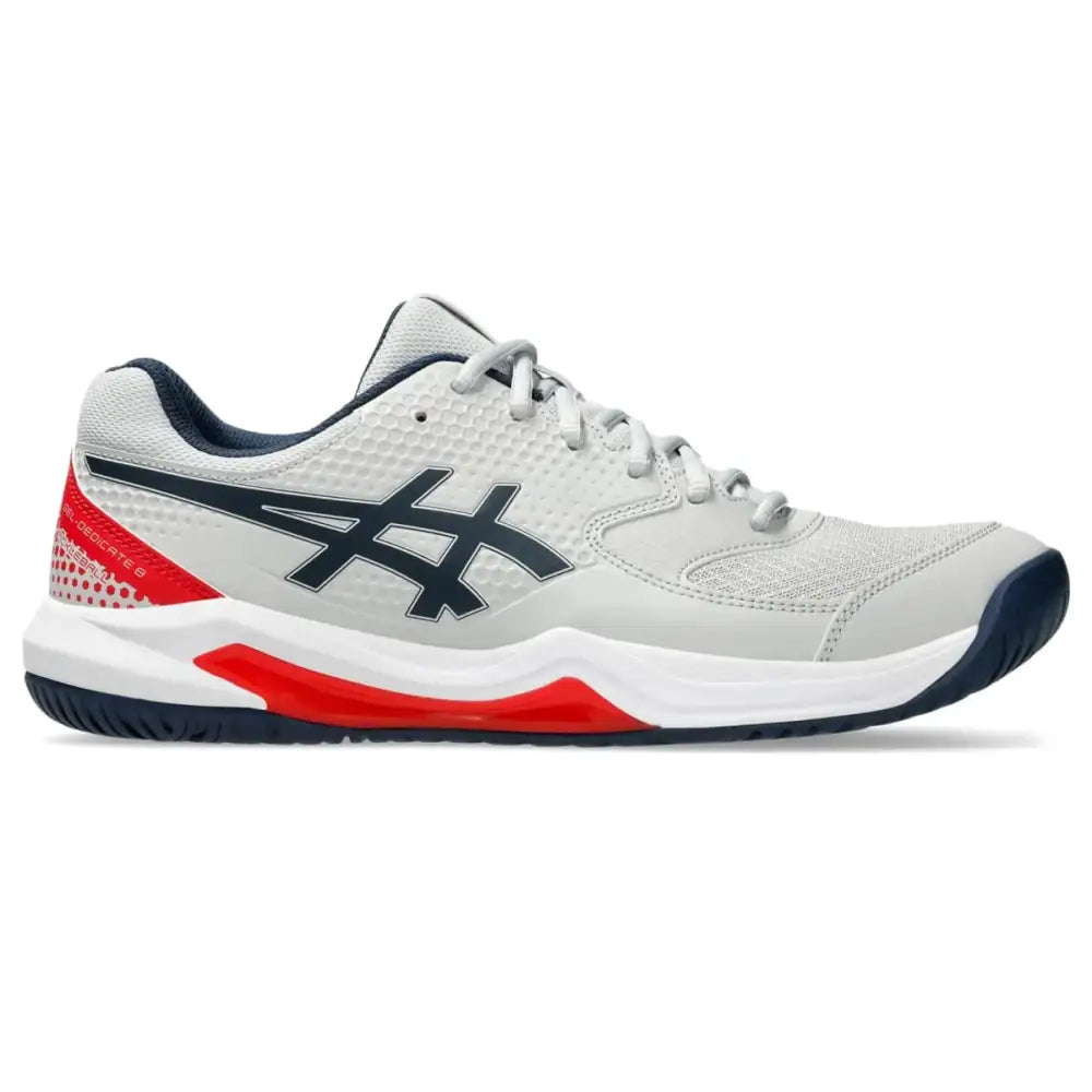 ASICS Mens Gel-Dedicate 8 Pickleball Shoes 11.5 Concrete/Night Sky - Concrete/Night Sky / 11.5
