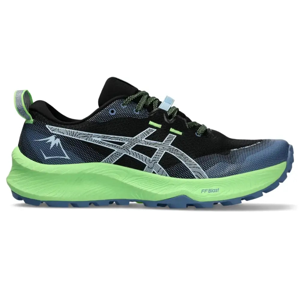ASICS Mens Gel-Trabuco 12 Running Shoe 12 Black/Light Blue - Black/Light Blue / 12