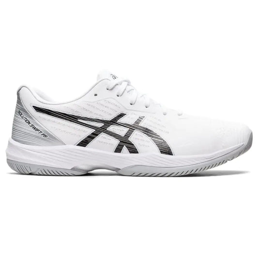 ASICS Mens Solution Swift FlyteFoam Tennis Shoes 14 White/Black - White/Black / 14