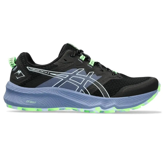 ASICS Mens Trabuco Terra 2 Running Shoe 8.5 Black/Light Blue - Black/Light Blue / 8.5