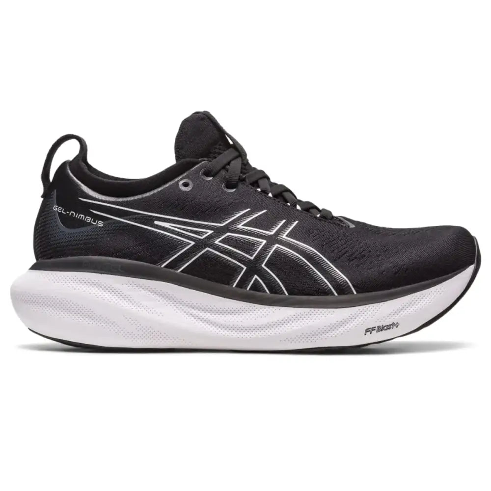 ASICS Womens Gel-Nimbus 25 Running Shoes 9 Black/Pure Silver - Black/Pure Silver / 9