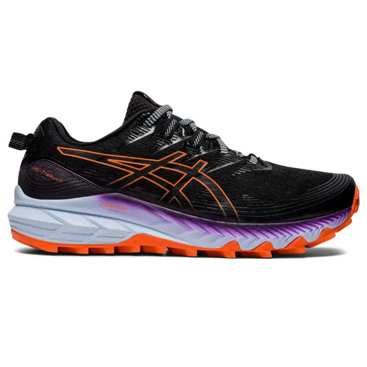 ASICS Womens Gel-Trabuco 10 Running Shoes 9.5 Black/NOVA Orange - Black/Nova Orange / 9.5