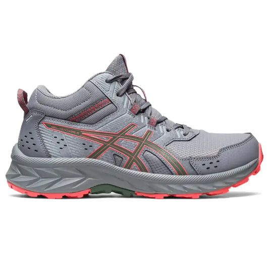 ASICS Womens Gel-Venture 9 Mid Top Running Shoes 11.5 Sheet Rock/Papaya - Sheet Rock/Papaya / 11.5