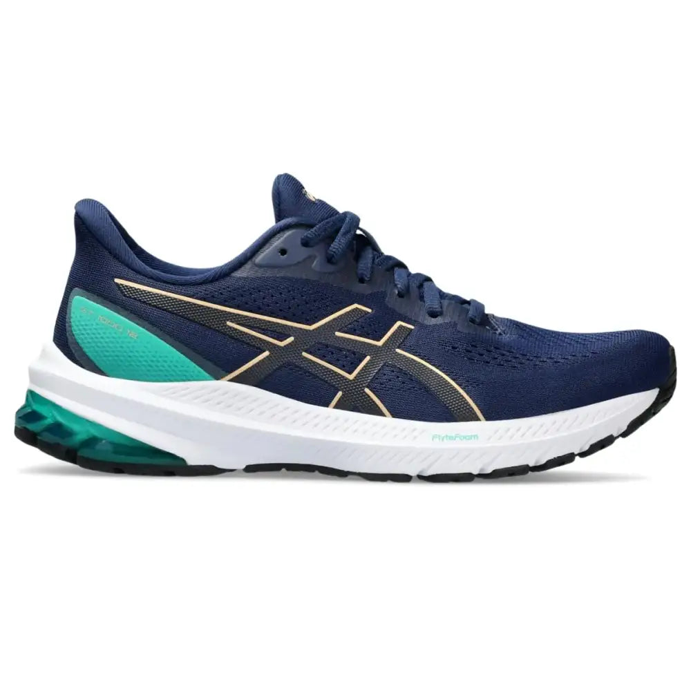 ASICS Womens GT-1000 12 Running Shoes 11.5 Blue Expanse/Champagne - Blue Expanse/Champagne / 11.5